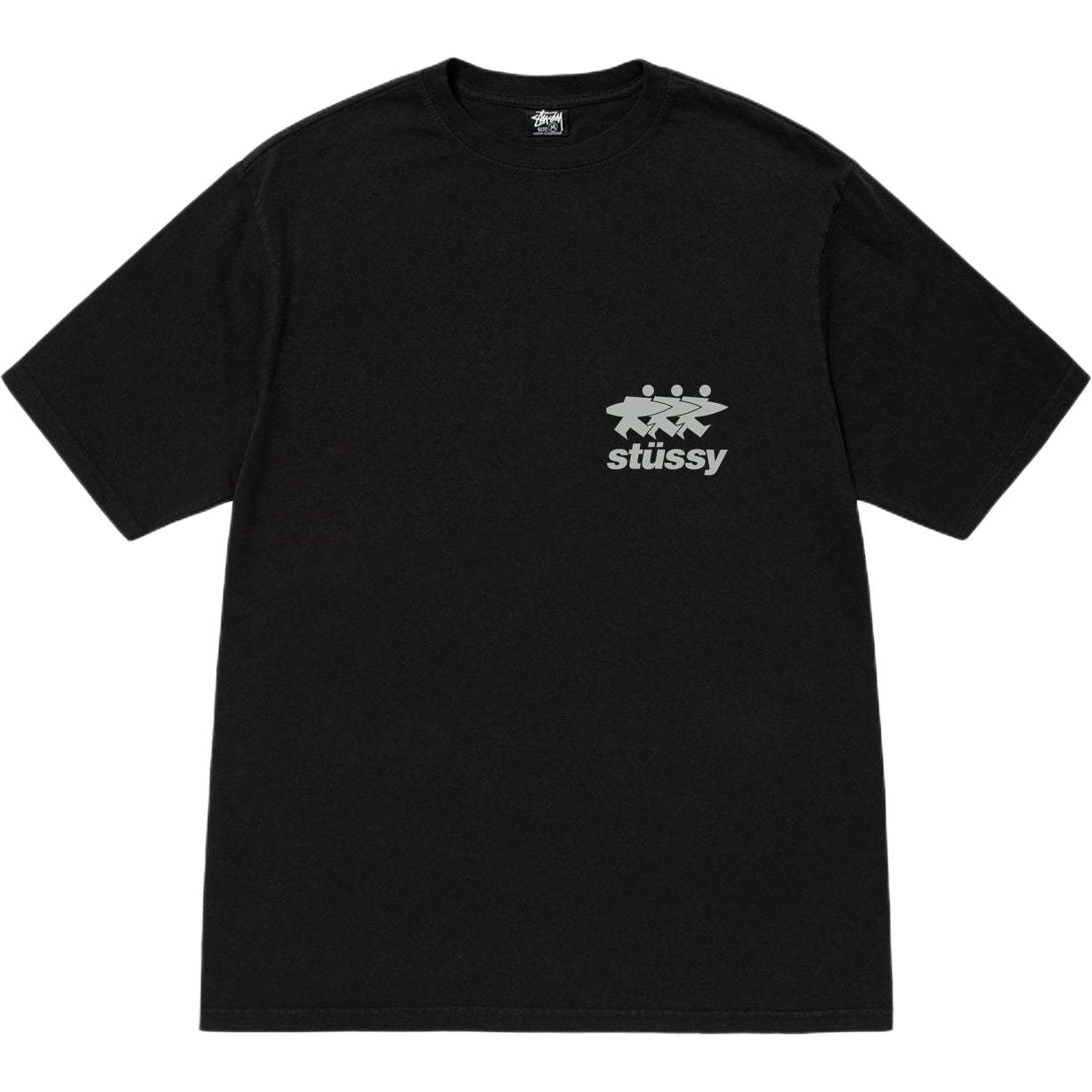 Lookbook Stüssy Stussy Retro Graphic Back Print Unisex Crewneck T-Shirt 1905063