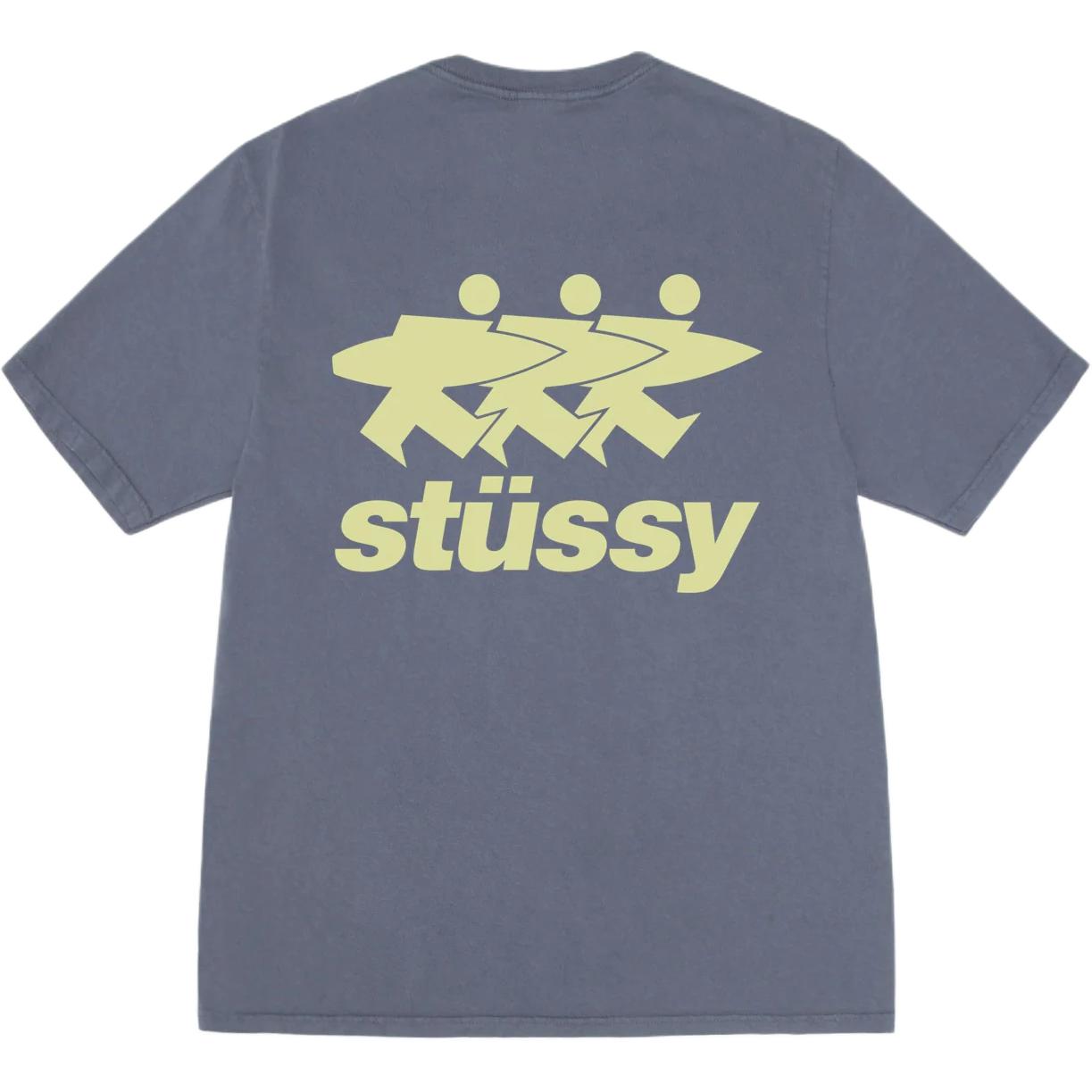 Details for Stüssy Stussy Retro Graphic Back Print Unisex Crewneck T-Shirt 1905063