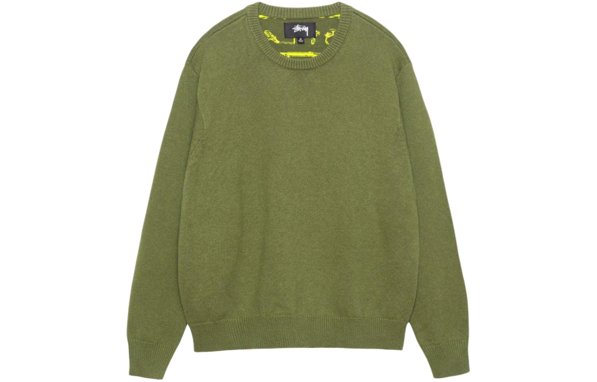 Cheap Suéter Unisex Manga Larga Stüssy Retro Knit Crewneck Pullover. 117223