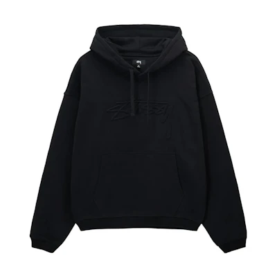 Stüssy Stussy Retro Pullover Hoodie with Logo, Kangaroo Pocket, Unisex. 118516