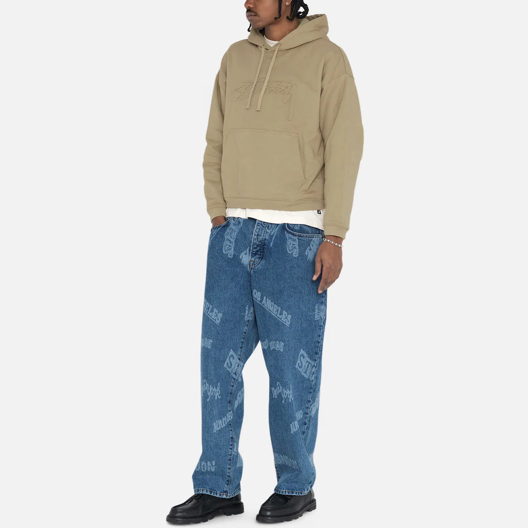 Stüssy Stussy Retro Pullover Hoodie with Logo, Kangaroo Pocket, Unisex. 118516 圖 16