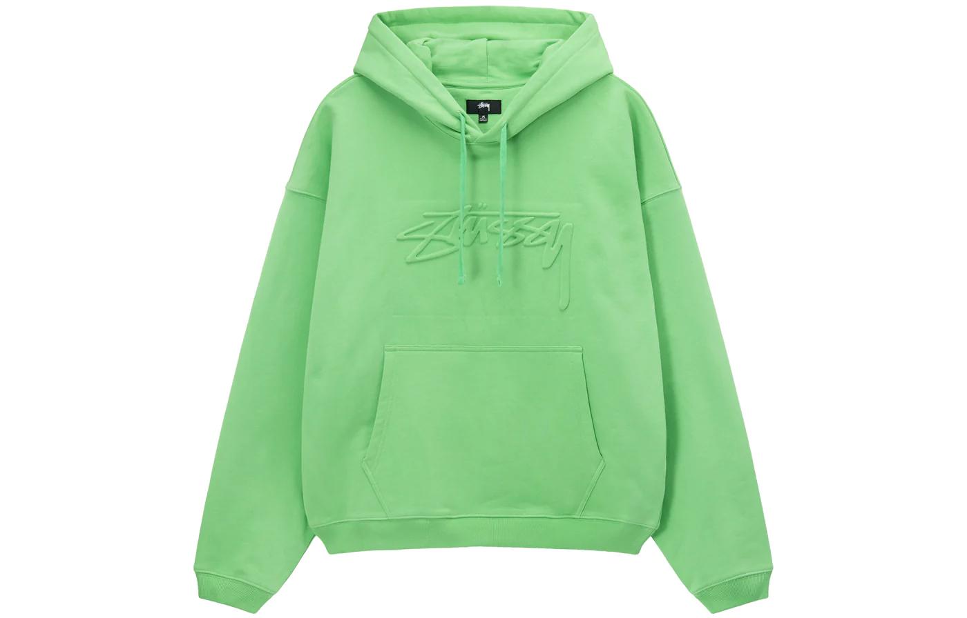 Stüssy Stussy Retro Pullover Hoodie with Logo, Kangaroo Pocket, Unisex. 118516 圖 2