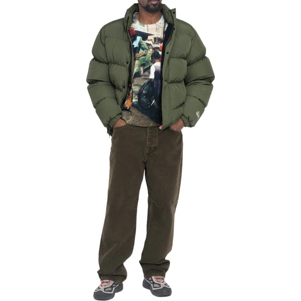 Stüssy Stussy Ripstop Down Puffer Jacket Vintage American Unisex Thickened Coat. 115656 圖 4