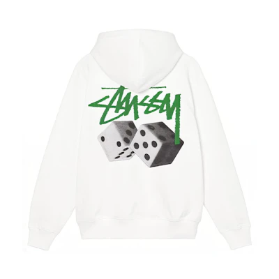Stüssy Stussy Roll The Dice Hoodie Retro Unisex Streetwear Sweatshirt. 1924751