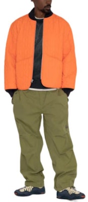 ステューシー S キルティング FW22 ユニセックス 厚手 野球 ジップジャケット 115670 3