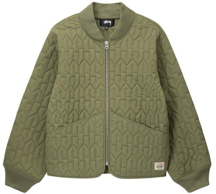 ステューシー S キルティング FW22 ユニセックス 厚手 野球 ジップジャケット 115670 8