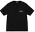 Lookbook Stüssy Stussy Sculpture Letter Print Crewneck Unisex Short Sleeve T-Shirt. 1904876