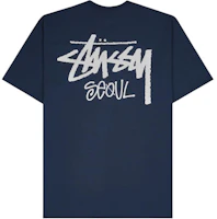Stüssy Stussy Seoul Exclusive Letter Print Casual Unisex Crewneck T-Shirt 3903980a-Clothing Stüssy Stussy Seoul Exclusive Letter Print Casual Unisex Crewneck T-Shirt 3903980a-Clothing