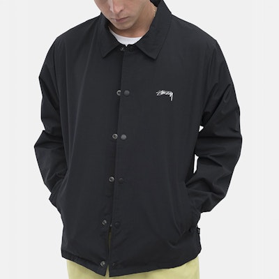 스투시 스무스 스탁 코치 재킷 레트로 유니섹스 블랙 캐주얼 아우터웨어. 115594 Purchase 스투시 스무스 스탁 코치 재킷 레트로 유니섹스 블랙 캐주얼 아우터웨어. 115594