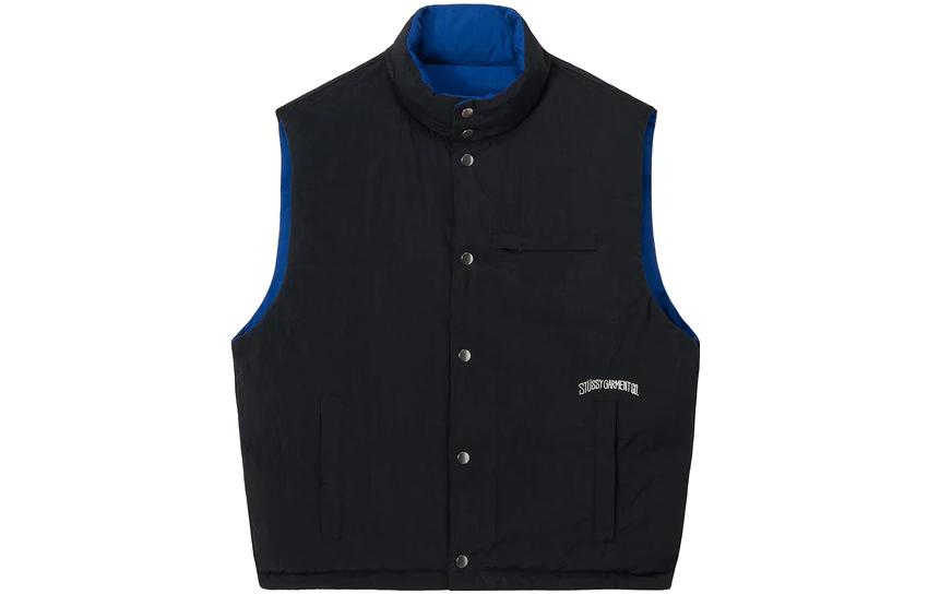 Stüssy Stussy Solid Letter Button Vintage Vest for Men 115676-royl