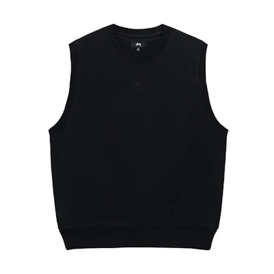 Stüssy Stussy Solid Logo Embroidered Crewneck Retro Vest Unisex. 118518
