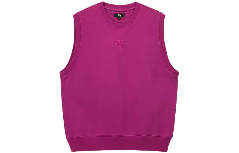 Stüssy Stussy Solid Logo Embroidered Crewneck Retro Vest Unisex. 118518 圖 12