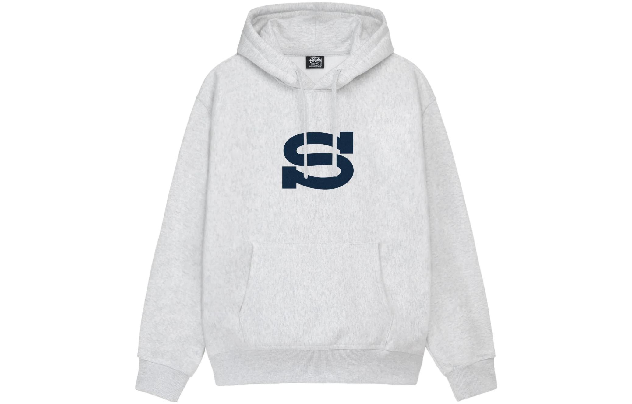 Stüssy Stussy Solid Logo Print Hoodie Retro Pullover Unisex Sweatshirt. 1924952 圖 4