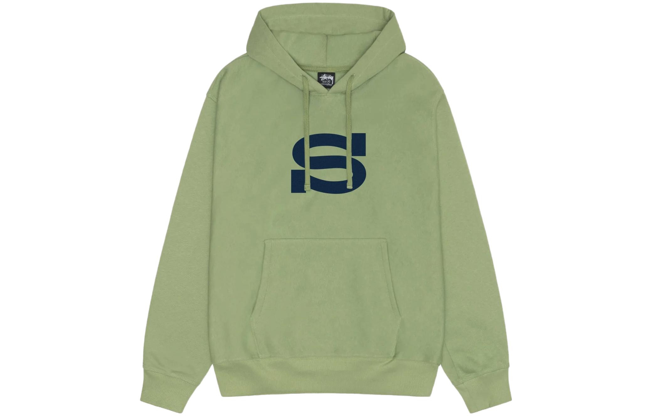 Stüssy Stussy Solid Logo Print Hoodie Retro Pullover Unisex Sweatshirt. 1924952 圖 6