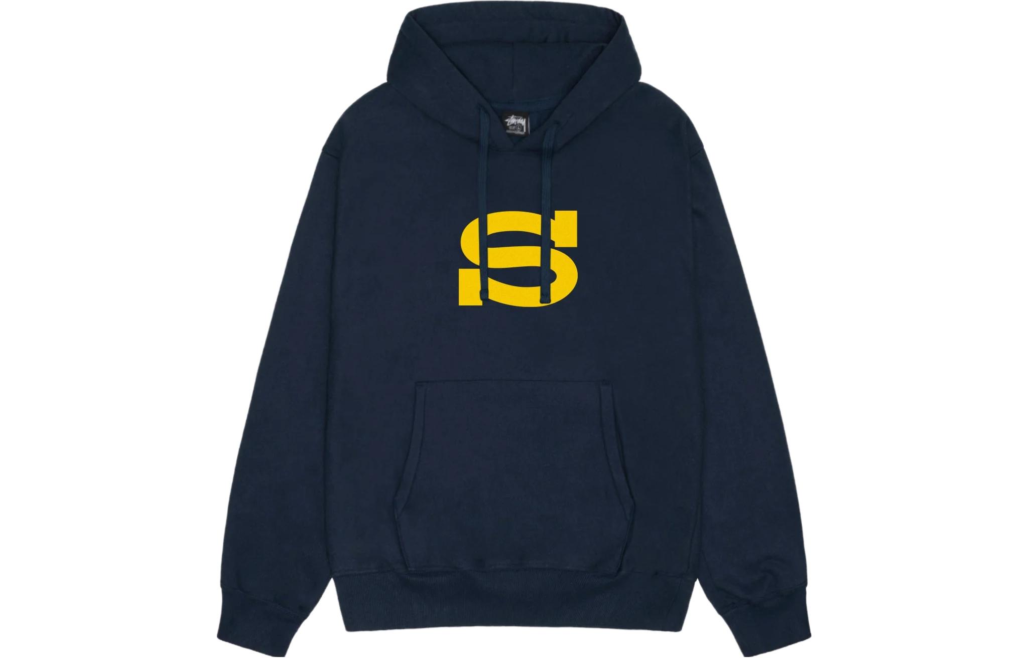 Stüssy Stussy Solid Logo Print Hoodie Retro Pullover Unisex Sweatshirt. 1924952 圖 8