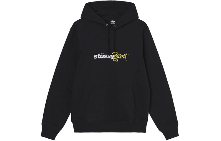 Stüssy Stussy Sport Embroidered Hoodie Retro Unisex Style. 118445