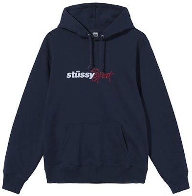 Stüssy Stussy Sport Embroidered Hoodie Retro Unisex Style. 118445 Details for Stüssy Stussy Sport Embroidered Hoodie Retro Unisex Style. 118445