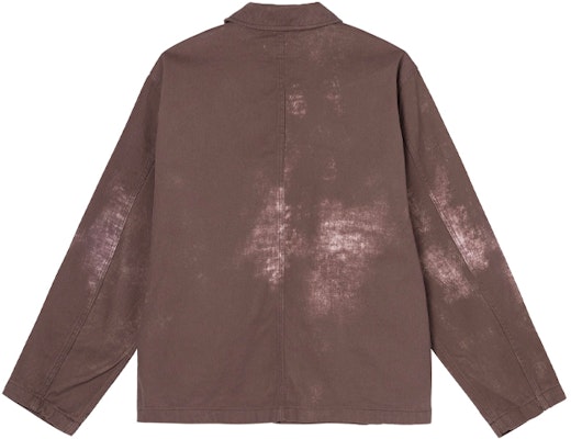 ステューシー スポッテッド ブリーチ ヴィンテージ 長袖 ジャケット ブラウン ユニセックス 115575 Lookbook ステューシー スポッテッド ブリーチ ヴィンテージ 長袖 ジャケット ブラウン ユニセックス 115575