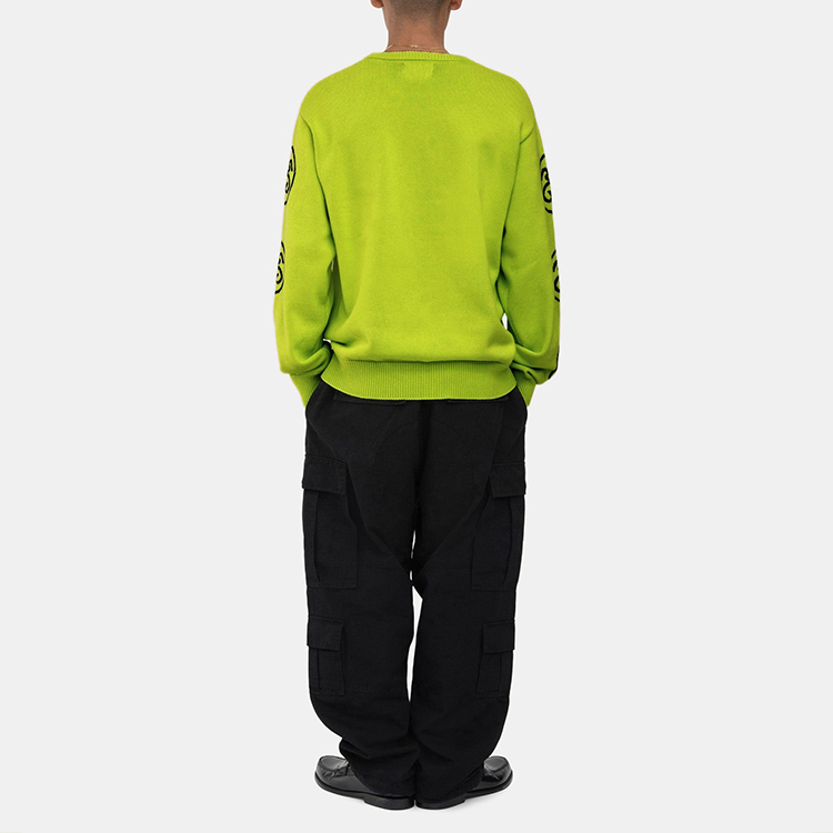 Stüssy Stussy SS-Link Crewneck Vintage Retro Sweater Unisex Pullover. 117133 圖 6