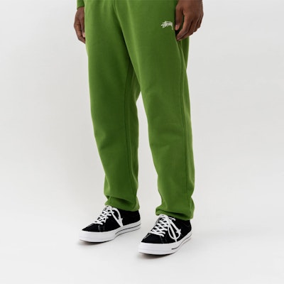 Stüssy Stussy SS21 Classic Embroidered Logo Tie-Dye Fleece Vintage Sweatpants Unisex. 116481 1