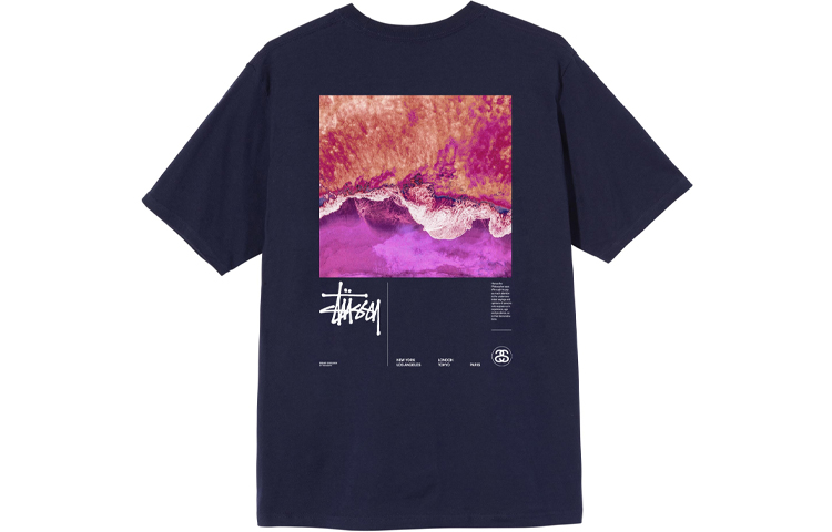 Order Stüssy Stussy SS21 Ocean Dream Tee Logo Graphic Vintage Unisex Casual T-Shirt. 1904710