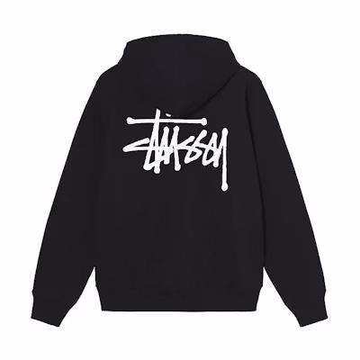 Stüssy Stussy SS22 Alphabet Print Fleece-Lined Loose Fit Retro Hoodie Unisex. 1924762