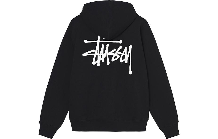 Details for Stüssy Stussy SS22 Alphabet Print Fleece-Lined Loose Fit Retro Hoodie Unisex. 1924762