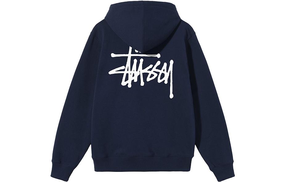 Cheap Stüssy Stussy SS22 Alphabet Print Fleece-Lined Loose Fit Retro Hoodie Unisex. 1924762