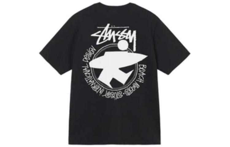 Cheap Camiseta Vintage Unisex Stüssy Stussy SS22 Retro Estilo Casual con Estampado Trasero. 1904800
