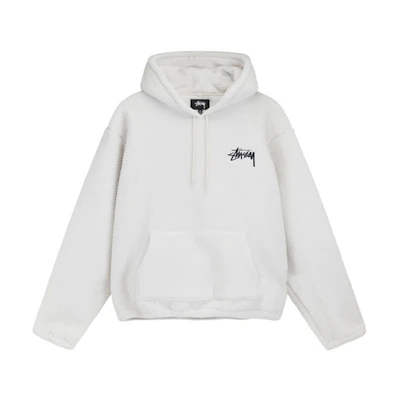Stüssy Stussy SS22 Bronson Sherpa Hoodie Classic Logo Print Fleece Unisex Vintage Style. 118481