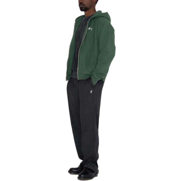 Stüssy Stussy SS22 Classic Embroidered Logo Zip-Up Hoodie Unisex Vintage Style Pullover 118471 圖 14