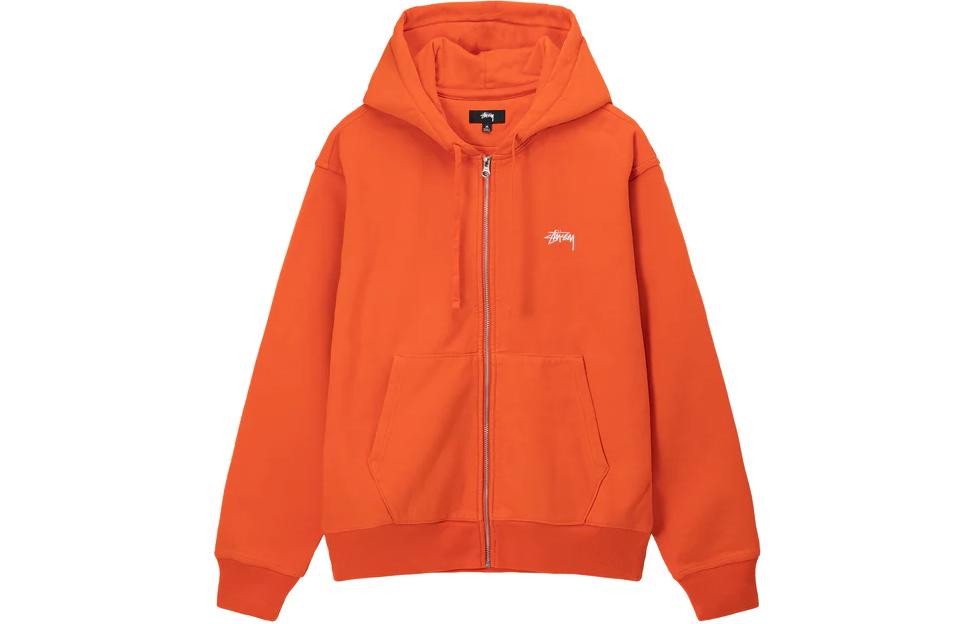 Stüssy Stussy SS22 Classic Embroidered Logo Zip-Up Hoodie Unisex Vintage Style Pullover 118471 圖 27