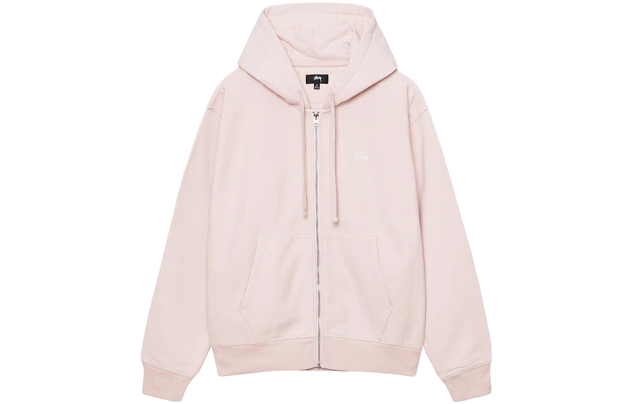 Stüssy Stussy SS22 Classic Embroidered Logo Zip-Up Hoodie Unisex Vintage Style Pullover 118471 圖 30