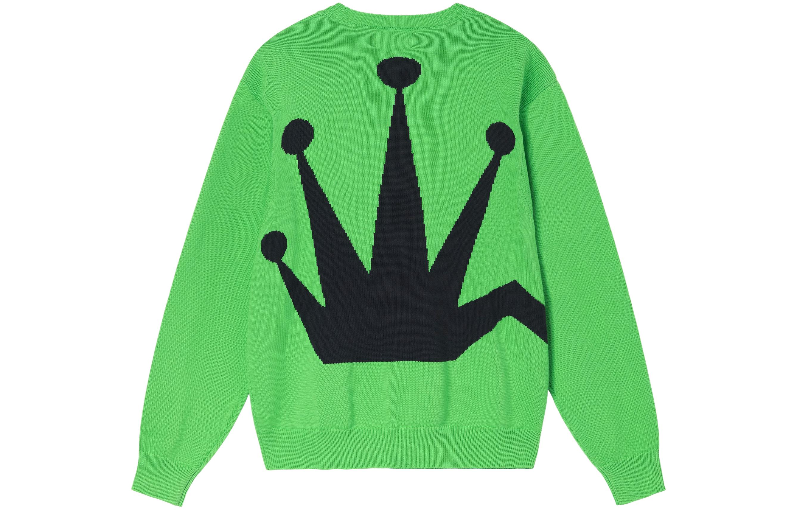 Stüssy Stussy SS22 Crown Print Crewneck Vintage Long Sleeve Sweater Unisex. 117130 圖 2