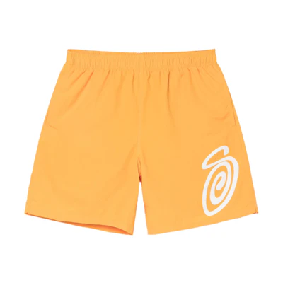 Stüssy Stussy SS22 Curly S Water Short Vintage Sport Shorts Unisex with Swirl Logo. 113147