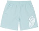 Shop Stüssy Stussy SS22 Curly S Water Short Vintage Sport Shorts Unisex with Swirl Logo. 113147