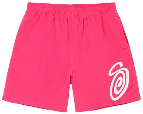 Stüssy Stussy SS22 Curly S Water Short Vintage Sport Shorts Unisex with Swirl Logo. 113147 Cheap Stüssy Stussy SS22 Curly S Water Short Vintage Sport Shorts Unisex with Swirl Logo. 113147