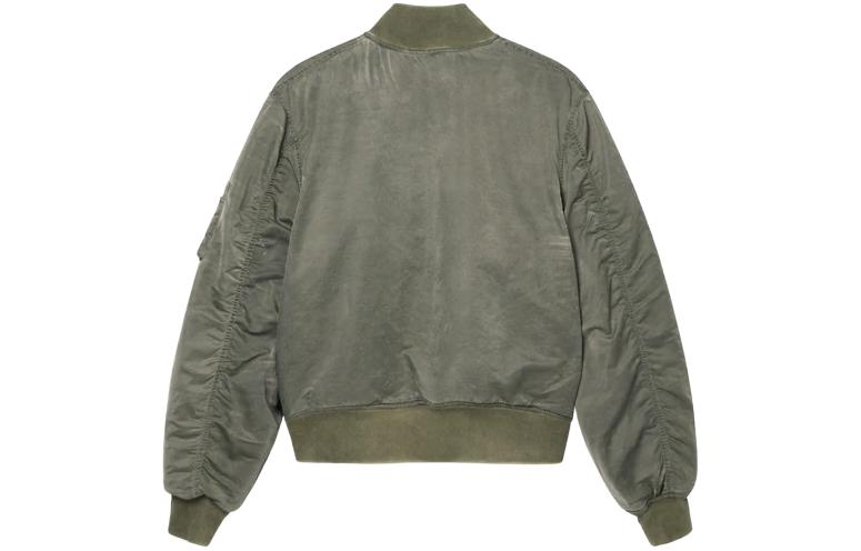 Stüssy Stussy SS22 Dyed Nylon Bomber Jacket Unisex Retro American Style Outerwear. 115618 圖 14