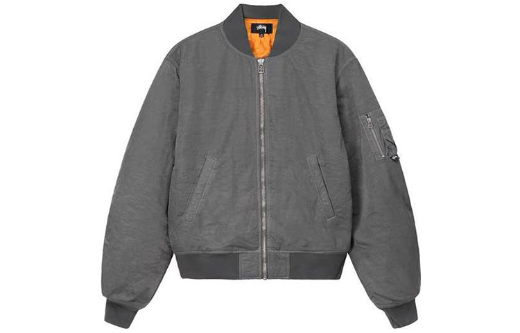 Stüssy Stussy SS22 Dyed Nylon Bomber Jacket Unisex Retro American Style Outerwear. 115618 圖 15
