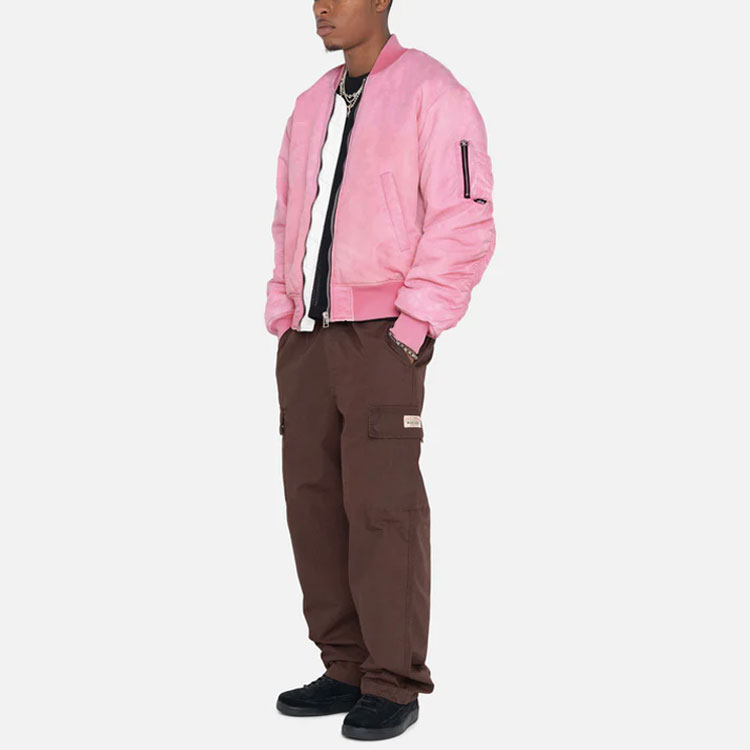 Stüssy Stussy SS22 Dyed Nylon Bomber Jacket Unisex Retro American Style Outerwear. 115618 圖 6