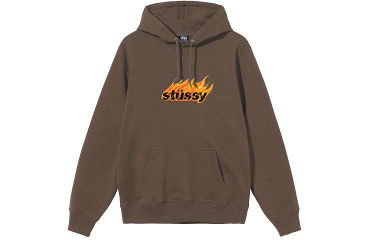 Stüssy Stussy SS22 Flames Logo Hoodie Unisex Retro Sweatshirt. 1924763 圖 10