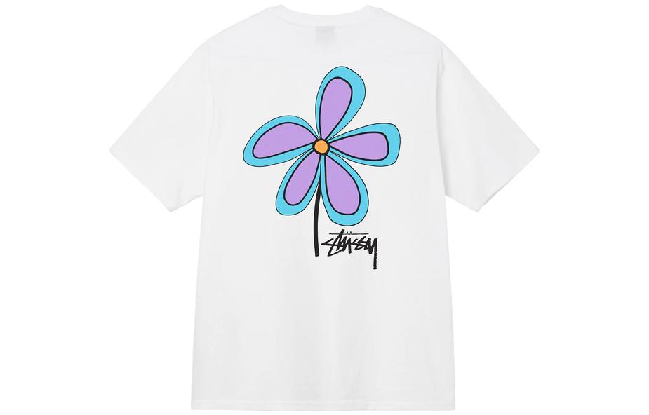 Stüssy Stussy SS22 Flower Tee Floral Print Retro Unisex T-Shirt. 1904764