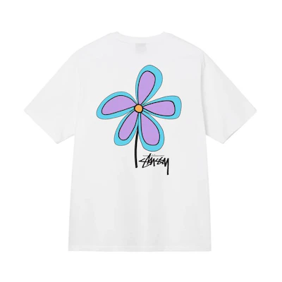 Stüssy Stussy SS22 Flower Tee Floral Print Retro Unisex T-Shirt. 1904764