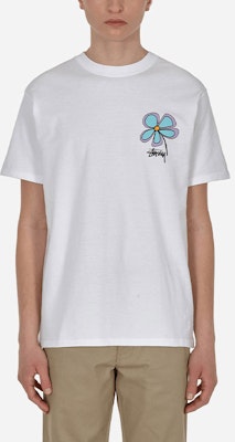 Stüssy Stussy SS22 Flower Tee Floral Print Retro Unisex T-Shirt. 1904764 Details for Stüssy Stussy SS22 Flower Tee Floral Print Retro Unisex T-Shirt. 1904764