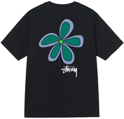 Stüssy Stussy SS22 Flower Tee Floral Print Retro Unisex T-Shirt. 1904764 1
