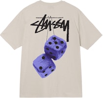 Stüssy Stussy SS22 Fuzzy Dice Graphic Tee Unisex Crewneck Short Sleeve T-Shirt. 1904765 Stüssy Stussy SS22 Fuzzy Dice Graphic Tee Unisex Crewneck Short Sleeve T-Shirt. 1904765