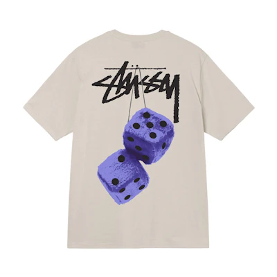 Stüssy Stussy SS22 Fuzzy Dice Graphic Tee Unisex Crewneck Short Sleeve T-Shirt. 1904765