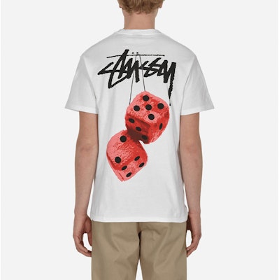 Stüssy Stussy SS22 毛絨骰子圖案男女款短袖圓領T恤. 1904765 6