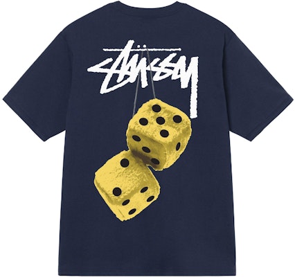 Stüssy Stussy SS22 毛絨骰子圖案男女款短袖圓領T恤. 1904765 Details for Stüssy Stussy SS22 毛絨骰子圖案男女款短袖圓領T恤. 1904765