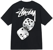 Cheap Stüssy Stussy SS22 Fuzzy Dice Graphic Tee Unisex Crewneck Short Sleeve T-Shirt. 1904765